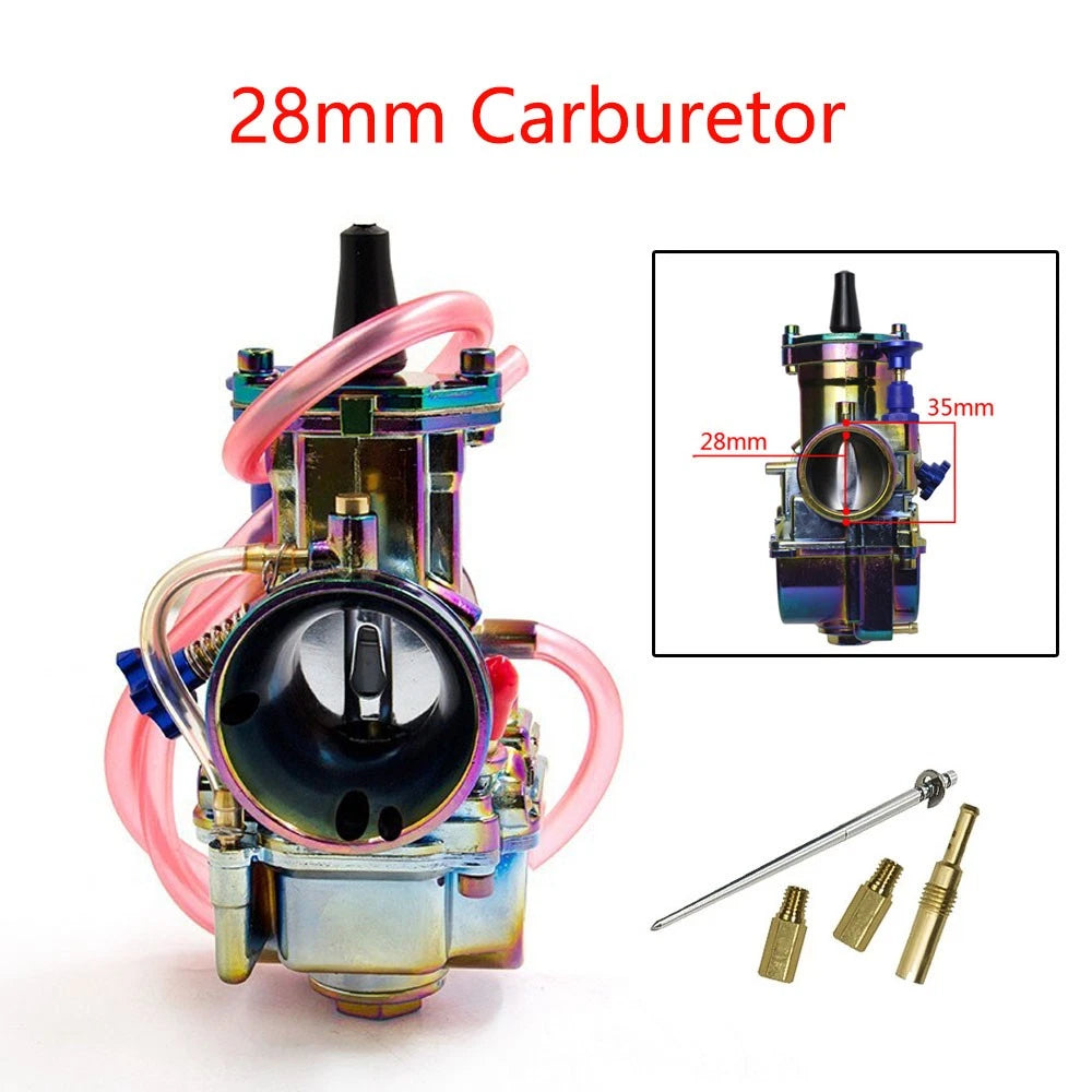 28mm Carburetor with Power Jet Kit for PWK28 125-150cc (2/4 Stroke)