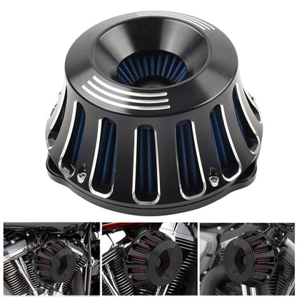 Air Cleaner Intake Filter System Kit for Harley Sportster XL883 1200 (Does Not Apply)