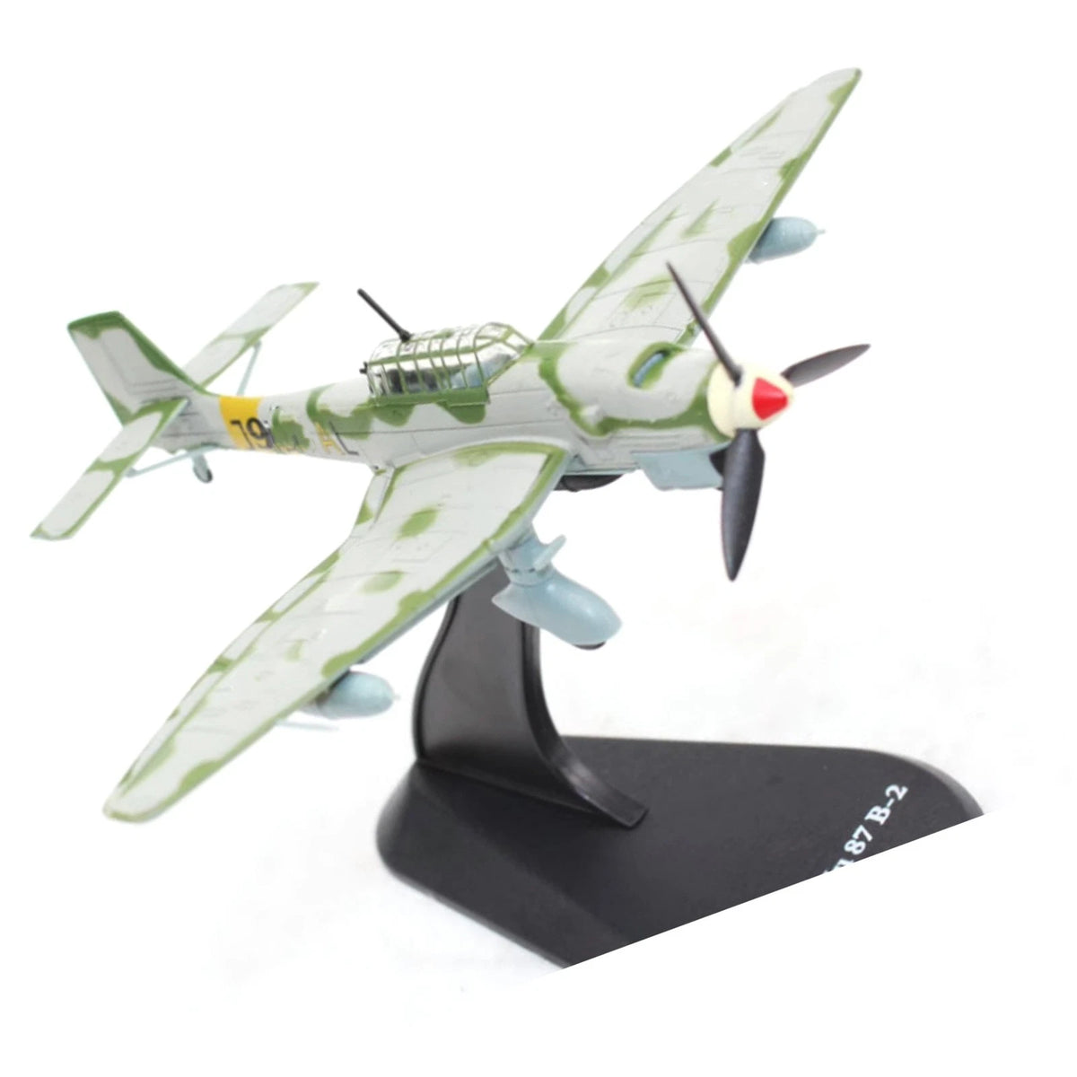 Diecast Alloy Stuka Junkers Ju-87 B-2 Bomber Model Collection (1/100 Scale)
