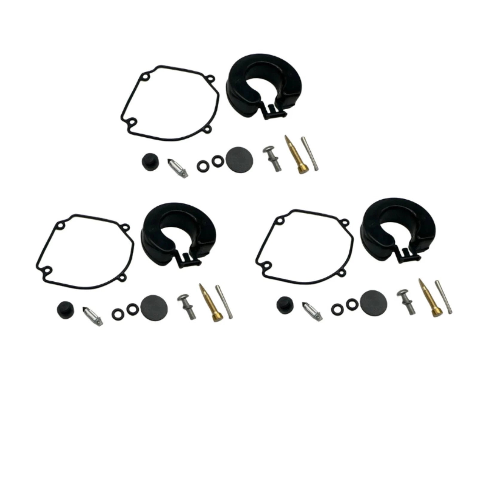 Set of 3 Carburetor Kits for Tohatsu 25-30 Hp (Replaces 346-87122-0)