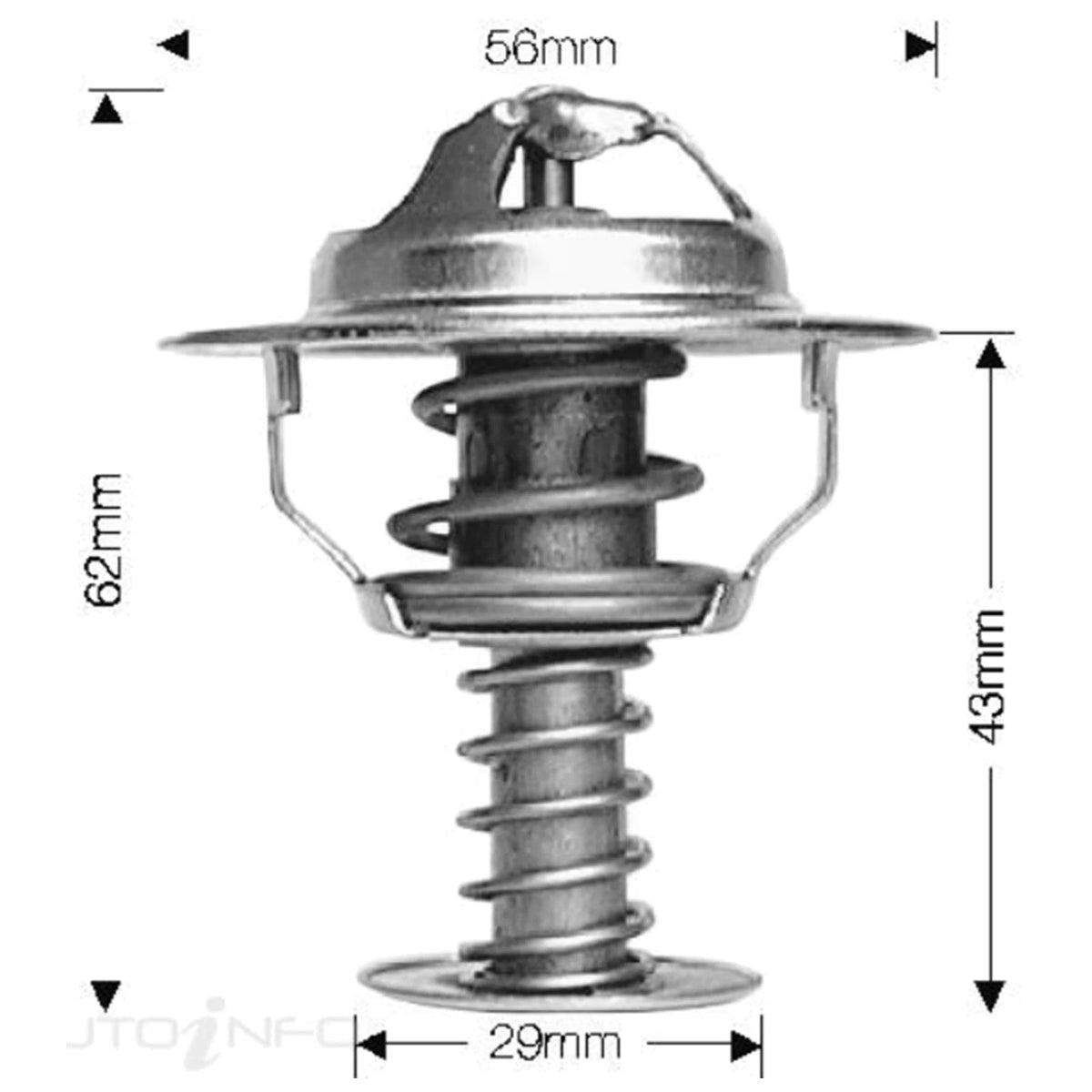 Dayco Thermostat for Proton Persona CM 1.6L S4PH (2008–2014)