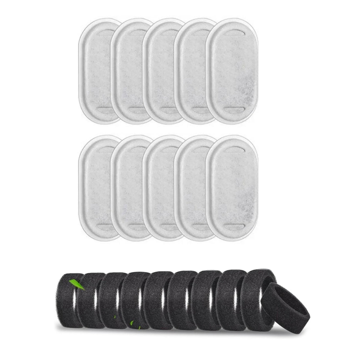 20PCS Water Fountain Filters for Pet Drinking Waterer Kit