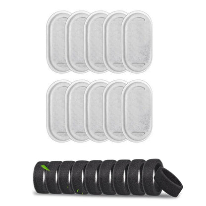 20PCS Water Fountain Filters for Pet Drinking Waterer Kit