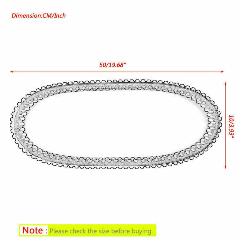 Drive Belt for Arctic Cat TZ1 Z1 LXR Ski-Doo 300F T9 (0627-069)