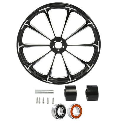 30" Front Wheel Rim & Dual Disc Wheel Hub for Harley Touring (2008–2025)