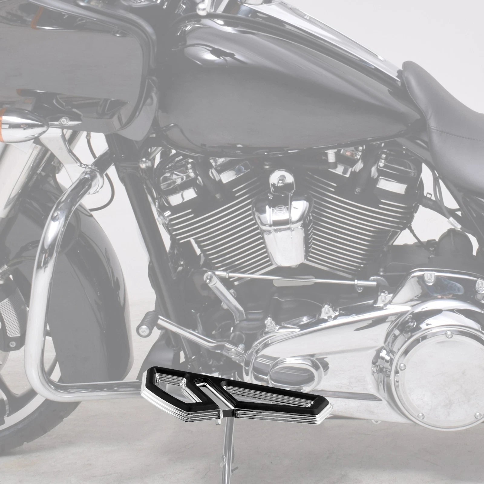 Chrome Rider Driver Floorboard Footboard for Harley Electra Glide (2000–Up)