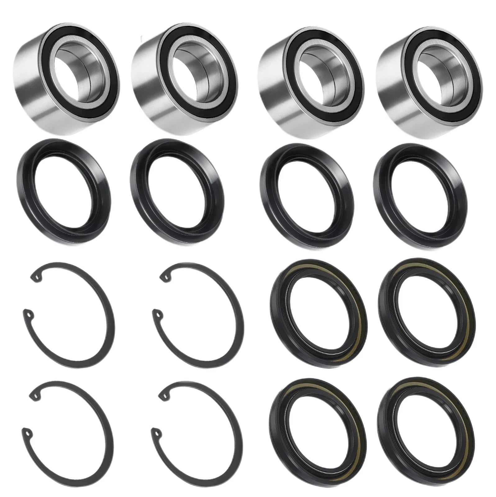 Set of 4 Rear Wheel Bearing Seals for Honda Rincon TRX650FGA (2004–2005)