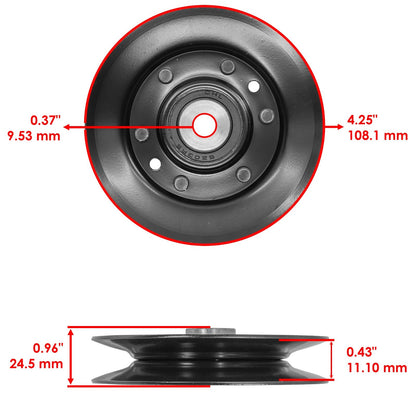 Deck Pulley Kit with Pulleys for Husqvarna YTH1746 YTH2046 GTH200 (1999–2015)