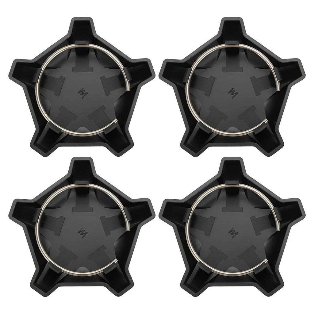 Set of 4 Wheel Rim Caps for Polaris RZR Turbo R 4 / RZR Pro R 4 (2022–2024)