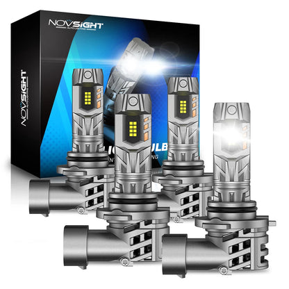 9005 + 9006 LED Bulb Kit for High Low Beam (6500K, 16000LM, 70W)