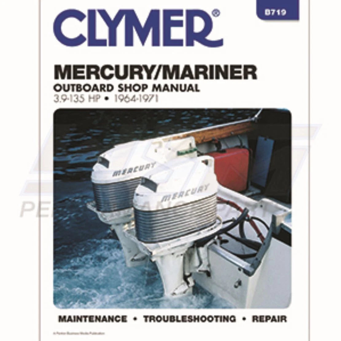 Clymer Service Manual for Mercury Mariner 3.9-135 Hp (1964–1971) B719