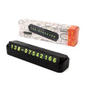 Privacy Protecting Temporary Parking Card with Phone Number Display