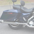 Chrome Saddlebag Guard Support Brackets for Harley Touring FLHT (1997–2008)