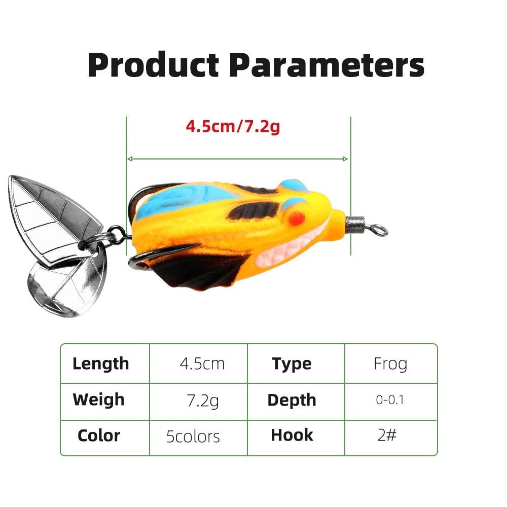 Thunder Frog Lure for Freshwater Saltwater Use