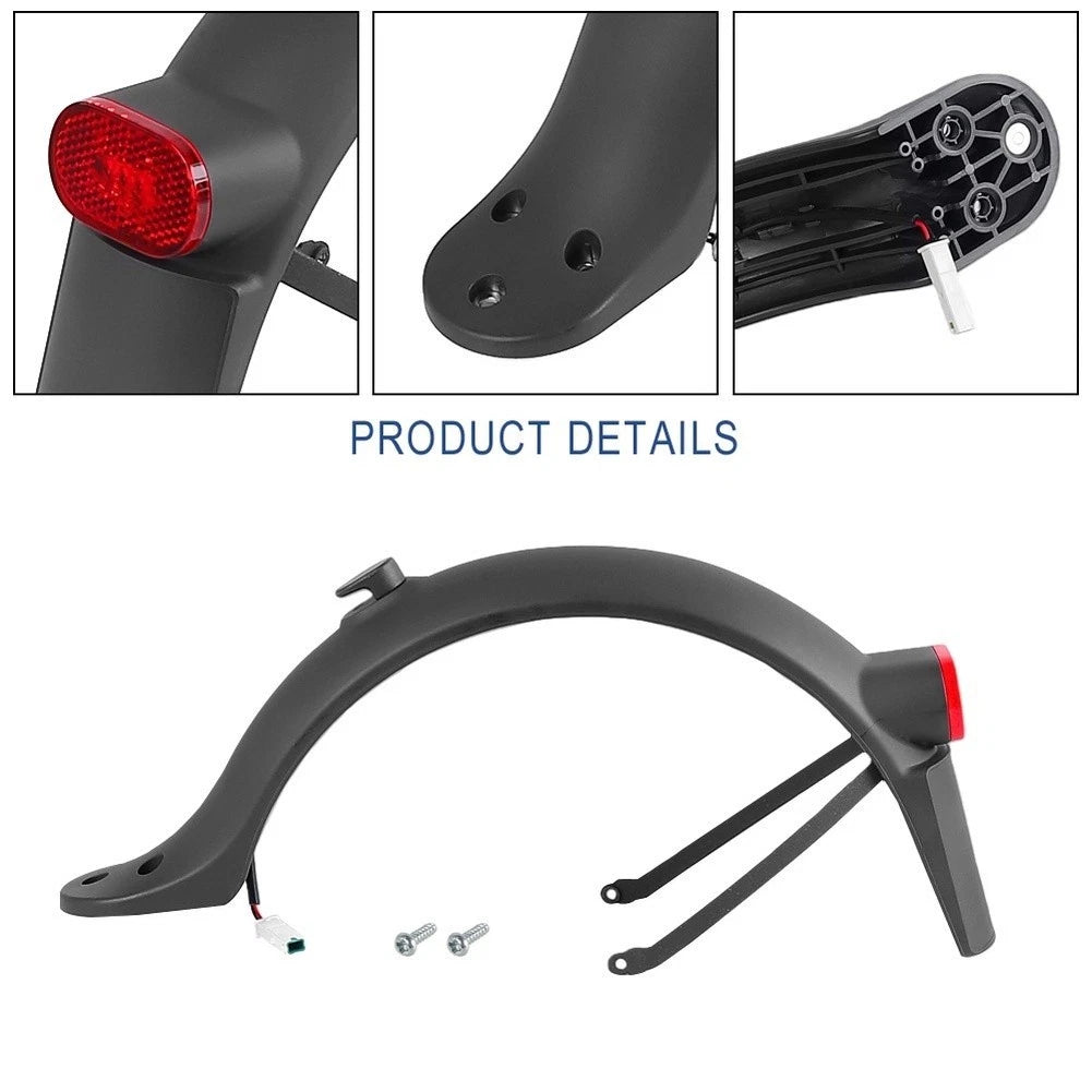 Rear Fender and Taillight Bracket Set for Xiaomi 1S Pro2 Electric Scooter