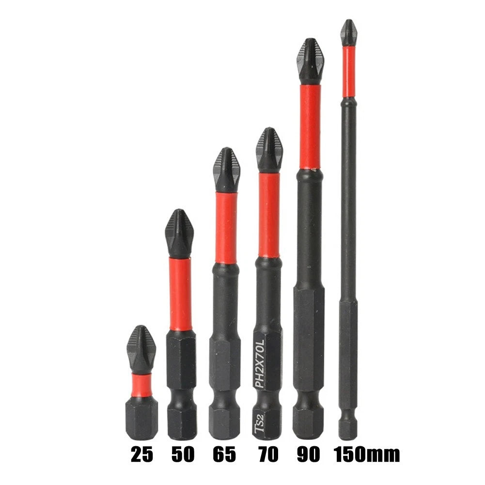 Magnetic Screwdriver Bits Set for (25-150mm)