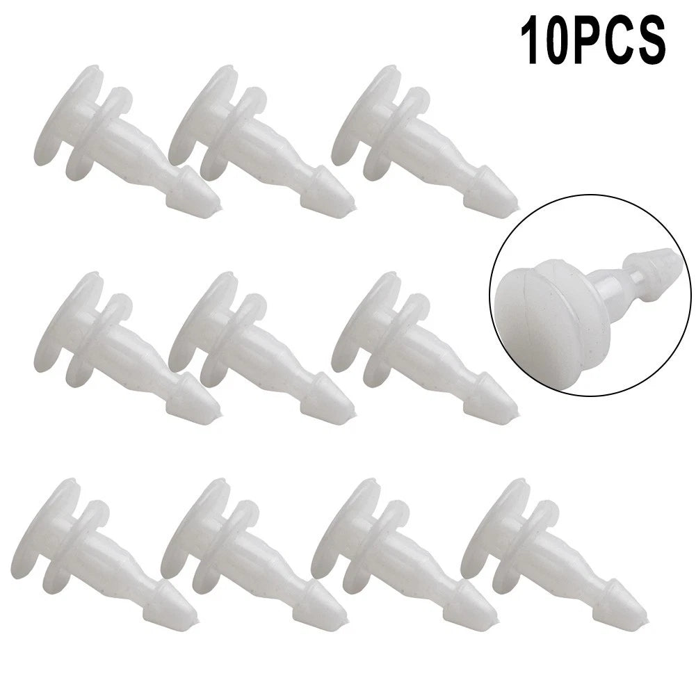 Fender Clips for Nissan Navara D22 (2001–2015) - Plastic White Fasteners