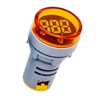 22mm Red LED Digital AC Voltage Meter 60V 500V Range with Dustproof Base