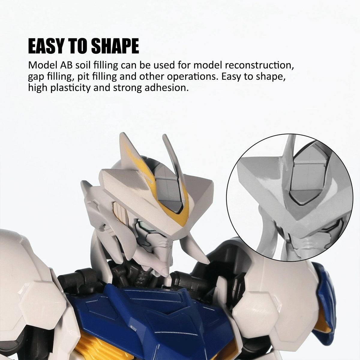 Epoxy Putty for DSPIAE Milliput Standard White Gray Skin