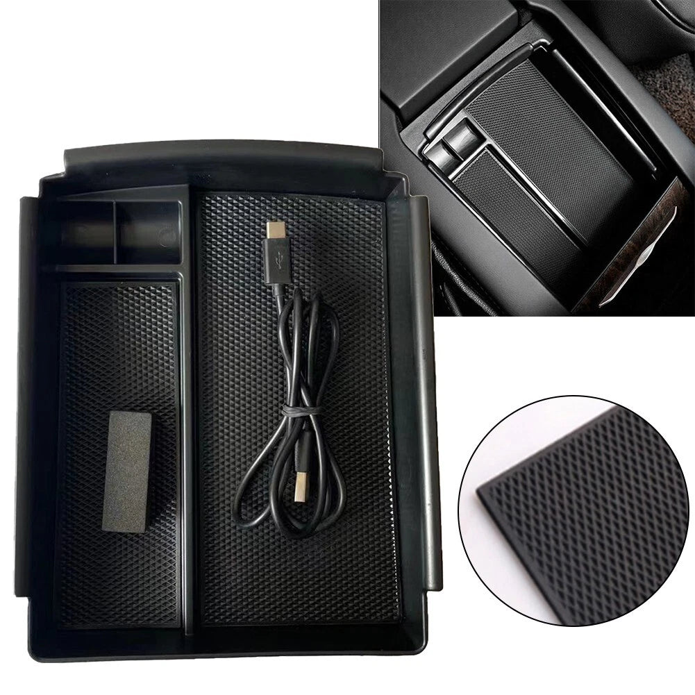 Storage Box with Wireless Charging for Tesla Model S/X (2012–2023)