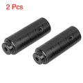 Bicycle Footpegs Front Set Aluminum Alloy for 3/8 Axles (Black) (2 Pack)