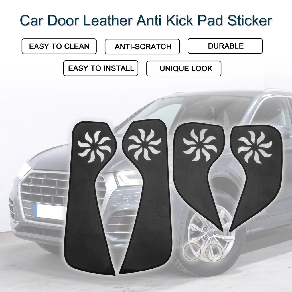 Door Anti Kick Pad Leather Left Right Set for Audi Q5 (2012–2016)