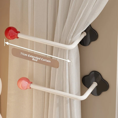 Curtain Hook Organizer for Wall (Metal & Plastic Construction)