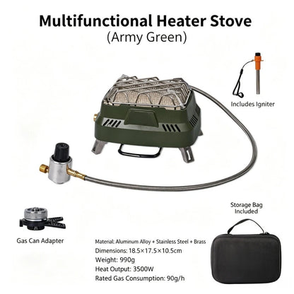 Portable Camping Stove for Winter Camping - Quick Water Boiling