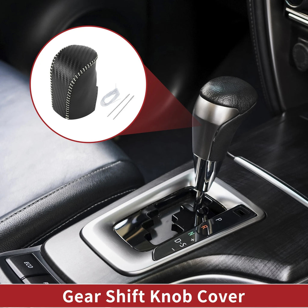 Gear Shift Knob Cover Replacement for Honda HR-V (2023–2024) Black Carbon