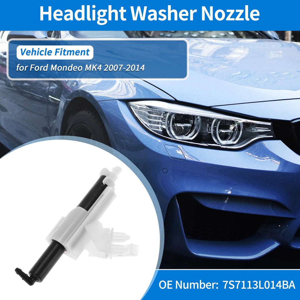 Right Driver Side Headlight Washer Nozzle for Ford Mondeo MK4 (2007–2014)
