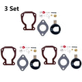 3X Carburetor Repair Kit for Johnson Evinrude 9.9 HP 15 HP (1974–1988) 398453