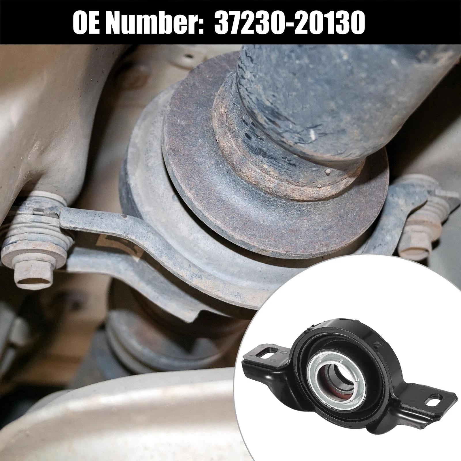 Rear Driveshaft Center Support Bearing Replacement for Toyota RAV4 (2000–2005)