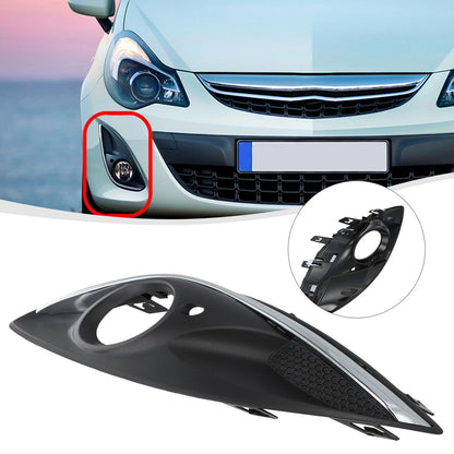 Fog Lamp Frame for Vauxhall Corsa D Right Side (2006–2014) Black ABS