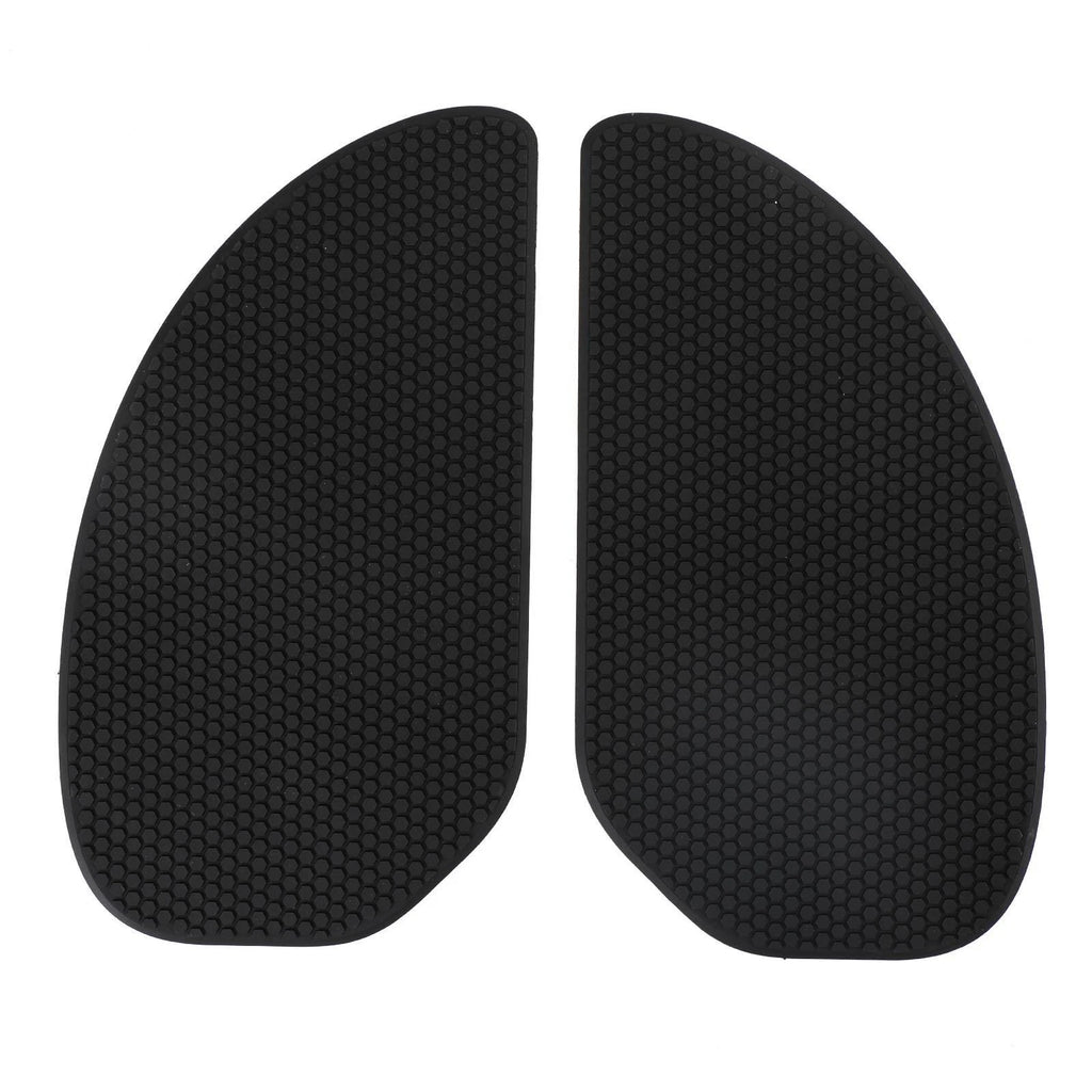 2X Side Tank Traction Grip Pads for Cafe Racer Custom Bobber Chopper T9