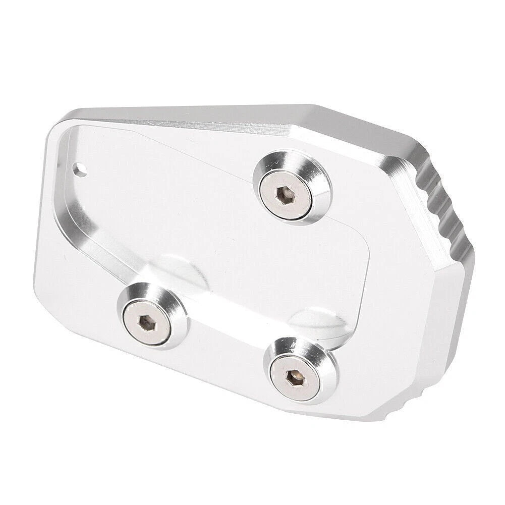 Kickstand Side Stand Extension Pad for Yamaha MT09 (2013–2016) Silver