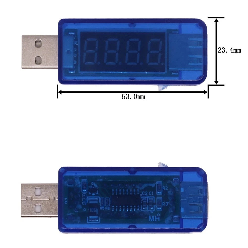 USB Voltage and Current Tester for USB Devices