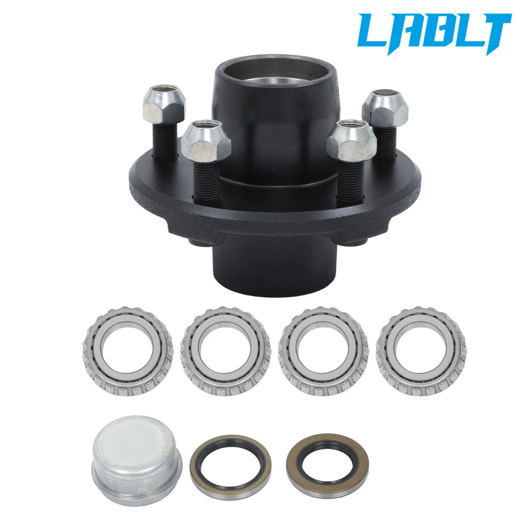 Trailer Hub Kit 5 Lug for 2000 lb Spindle (1" or 1.0625")