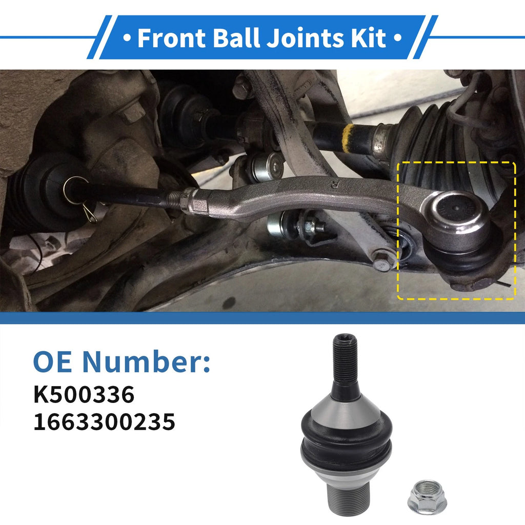 2 Pcs Front Lower Ball Joints Replacement for Mercedes-Benz GL-Class (2012–2019)