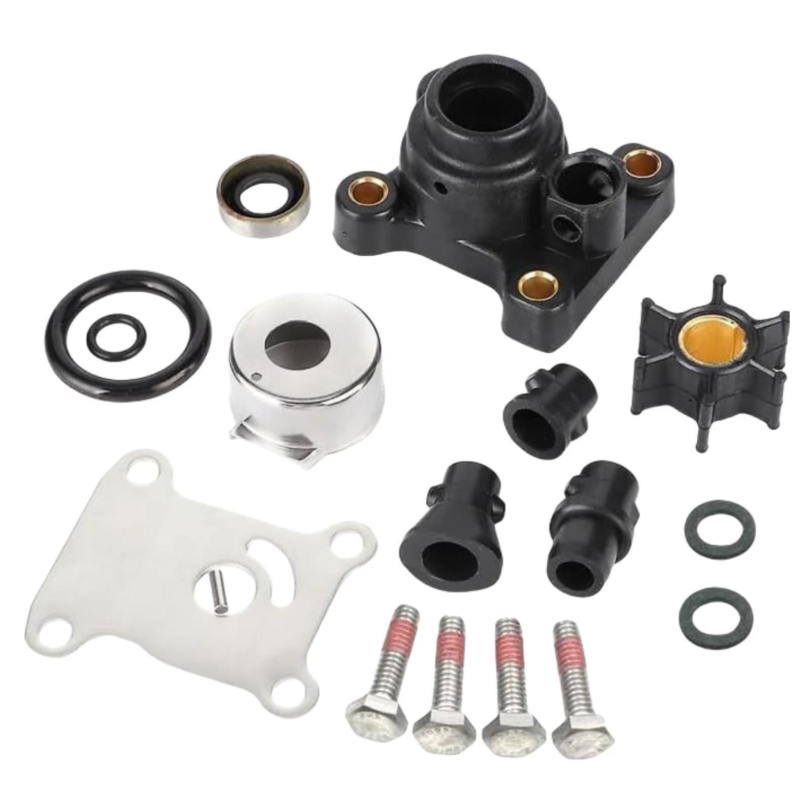 Boat Water Pump Impeller Repair Kit for Johnson Evinrude 8-15 HP (394711)