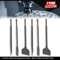 6x Concrete Drill Bit Set for Universal Use (Includes Point & Flat Chisels)