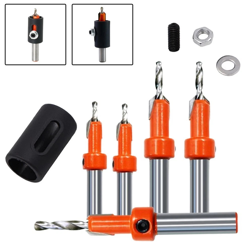 Self Tapping Screw Taper Countersink Drill Bit for Woodworking