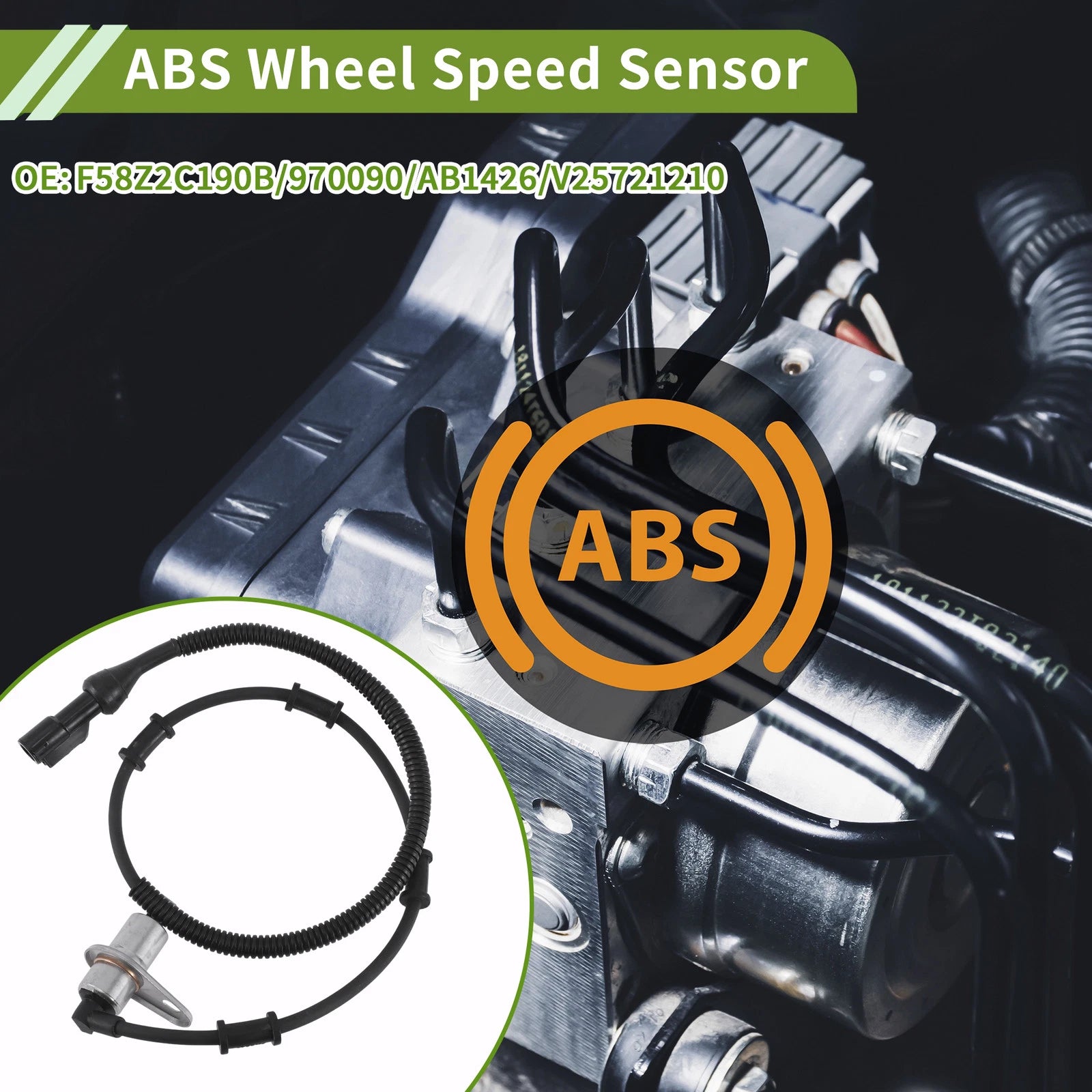 ABS Wheel Speed Sensor for Ford Windstar (1995–2003) No.F58Z2C190B/970090