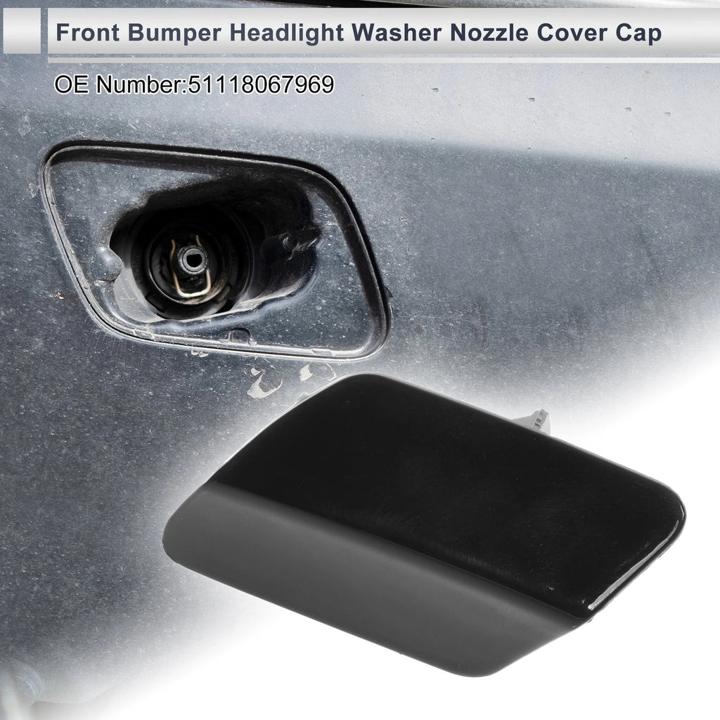 Front Left Bumper Headlight Washer Nozzle Cover Cap for BMW 320i (2013–2018)