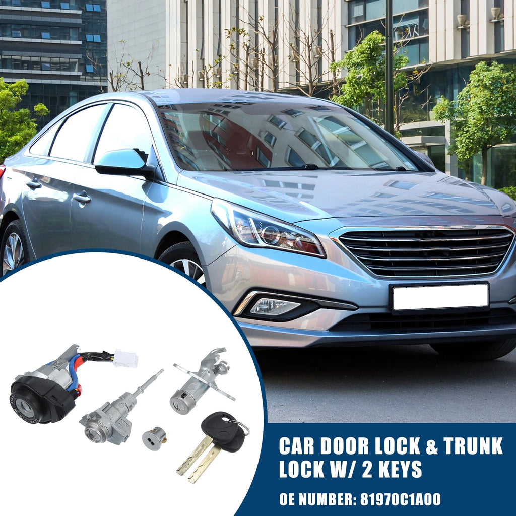 Ignition Switch Door Lock Trunk Lock Replacement for Hyundai Sonata (2015–2017)