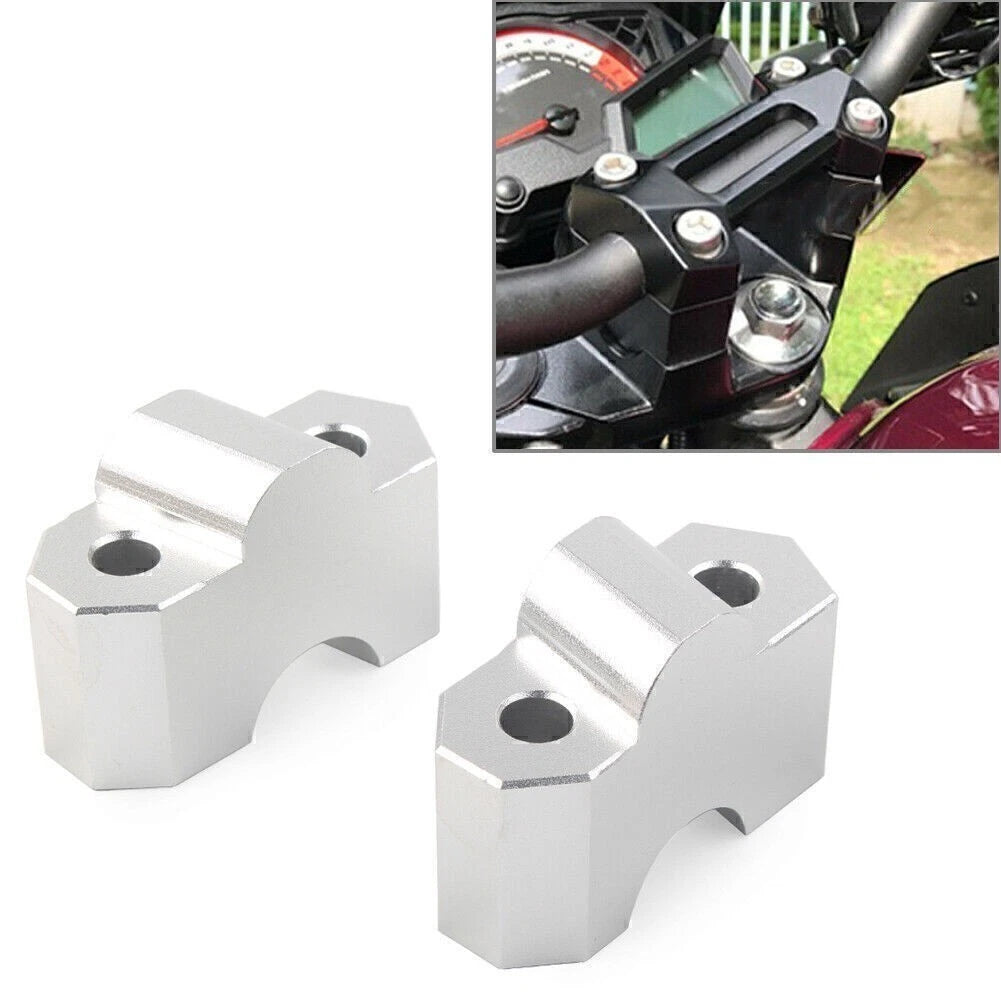 Handlebar Riser Clamp for Kawasaki Z750 (2004–2012) Z1000 (2003–2016) Chrome