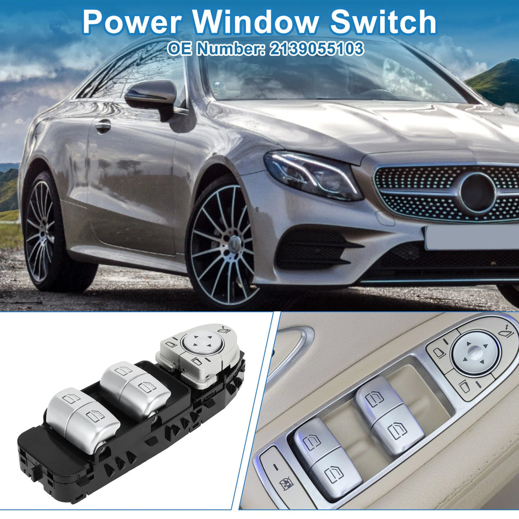 Front Driver Side Power Window Switch OEM Replacement for Mercedes-Benz W238 (2019–2024)
