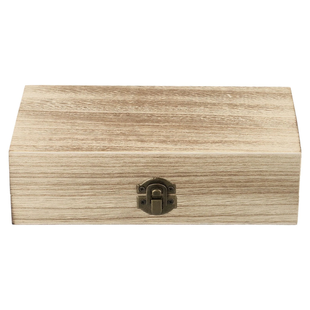 Storage Box for Manual Polishing (Natural/Light/Dark) Rectangular Retro Style