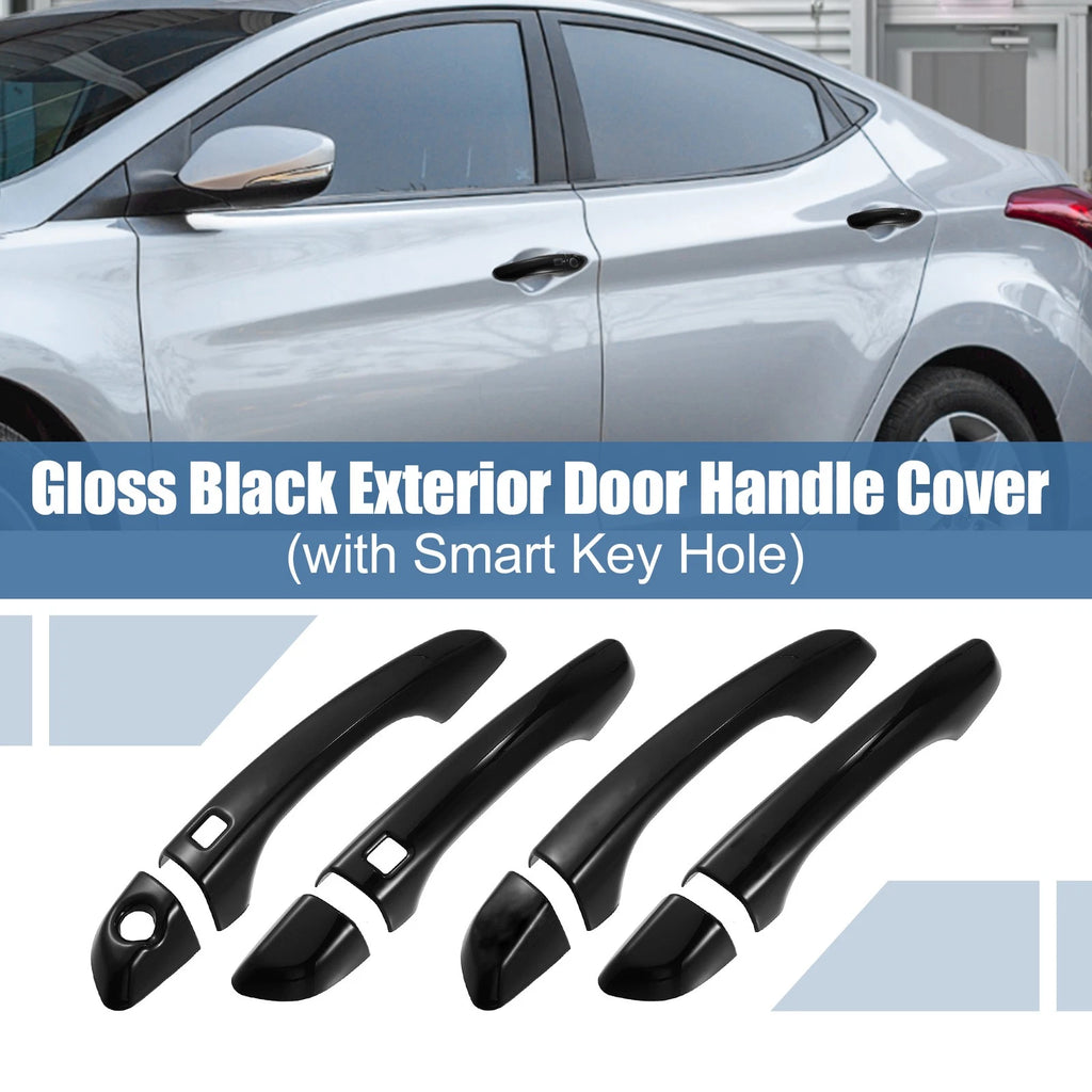 Exterior Side Door Handle Cover Trim Kit for Hyundai Elantra (2017–2020)