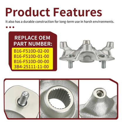 Front Rear Wheel Hub for Yamaha Kodiak 700 YFM700K 4x4 FI (2016–2024)