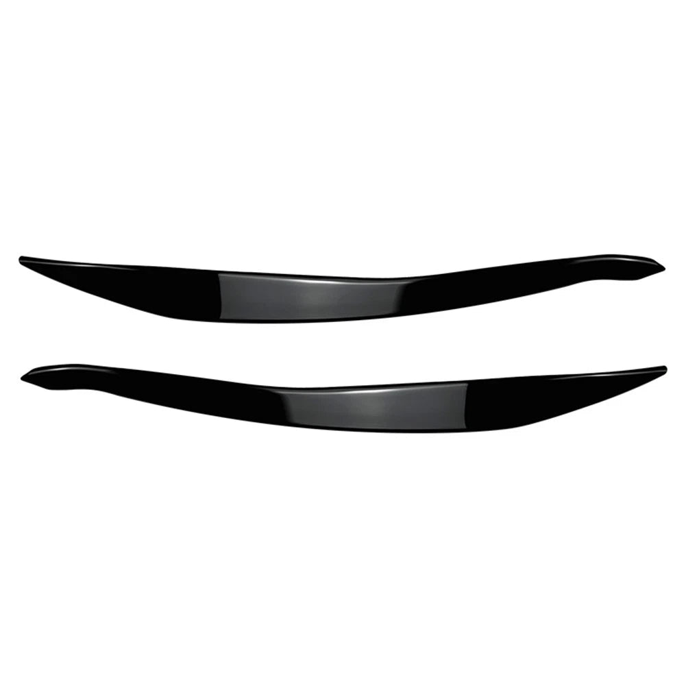 2X Front Headlight Eyelids for BMW 5 Series F10 F11 (2015–2017) Black